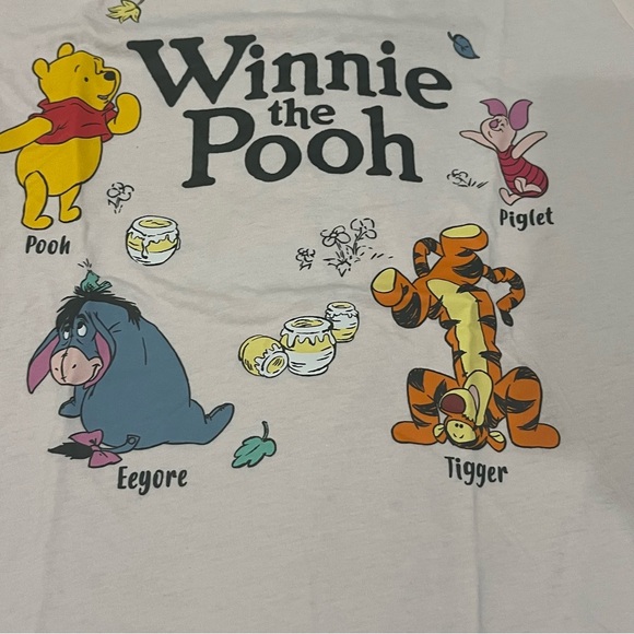 Disney Winnie the Pooh Pink T-Shirt Tee XL Women’s - Picture 3 of 6